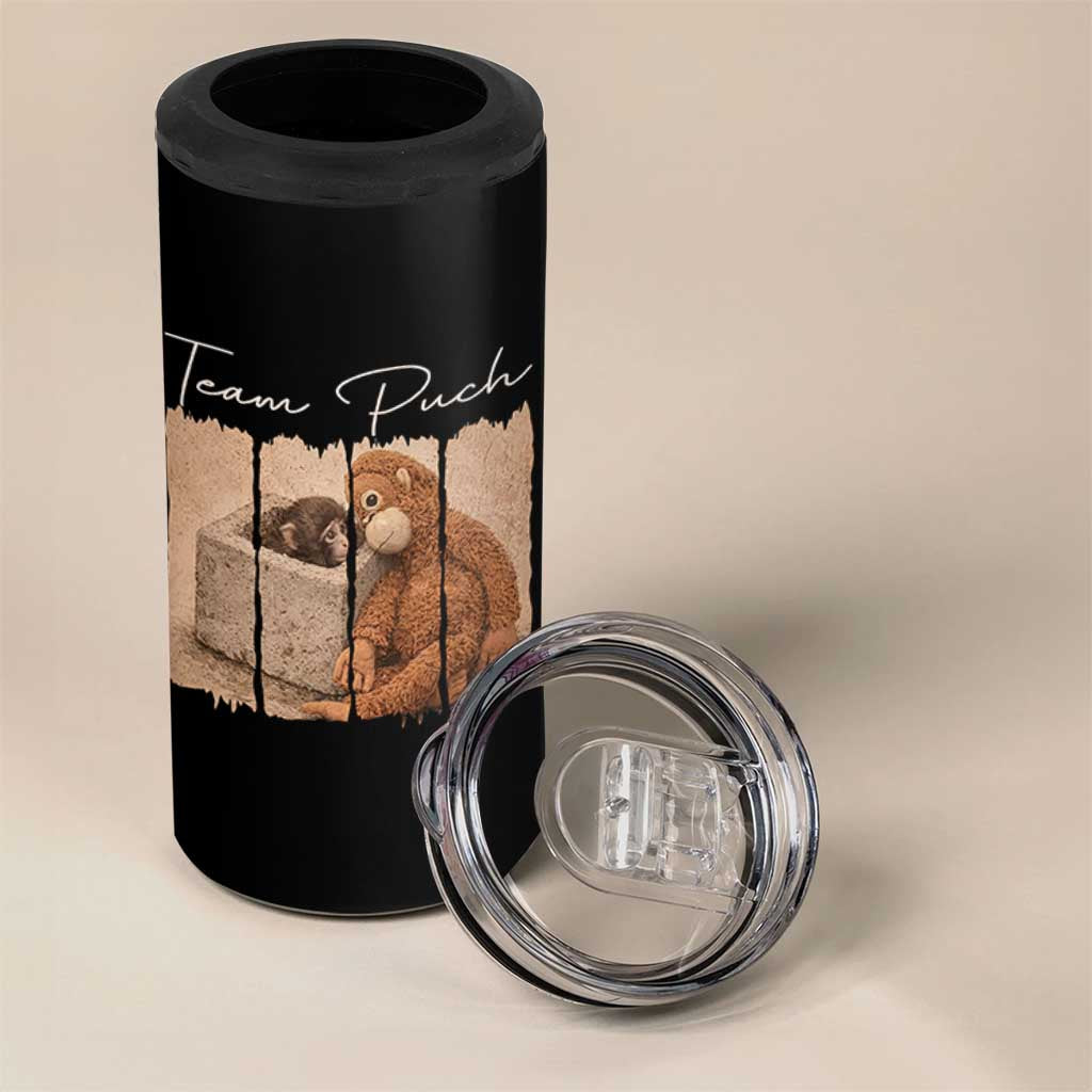 Team Punch 4 in 1 Can Cooler Tumbler Baby Monkey And Plush Toy Viral