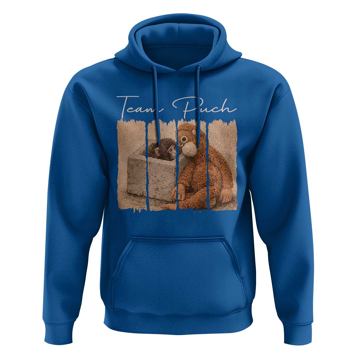Team Punch Hoodie Baby Monkey And Plush Toy Viral