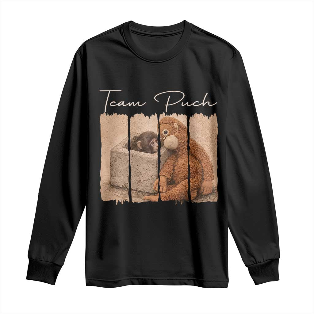 Team Punch Long Sleeve Shirt Baby Monkey And Plush Toy Viral