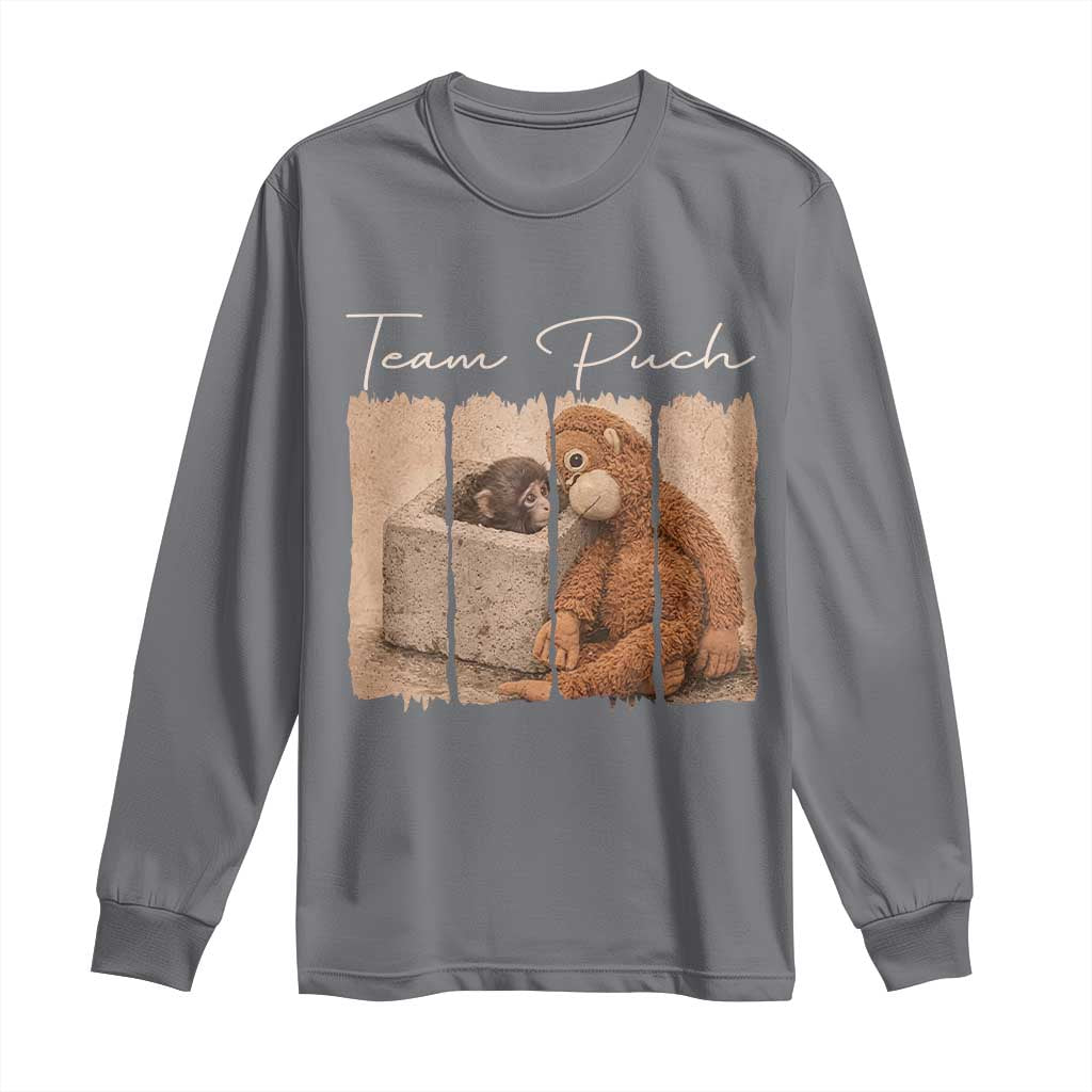 Team Punch Long Sleeve Shirt Baby Monkey And Plush Toy Viral