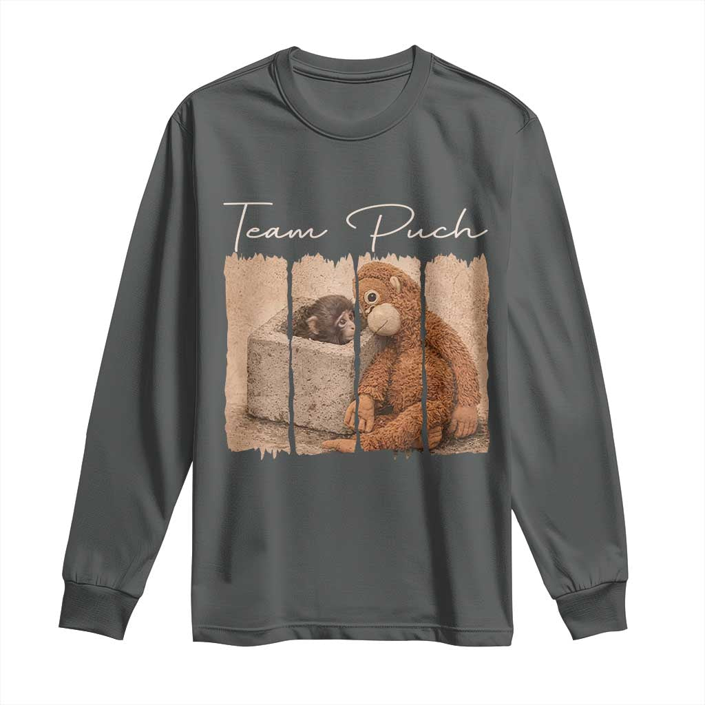 Team Punch Long Sleeve Shirt Baby Monkey And Plush Toy Viral