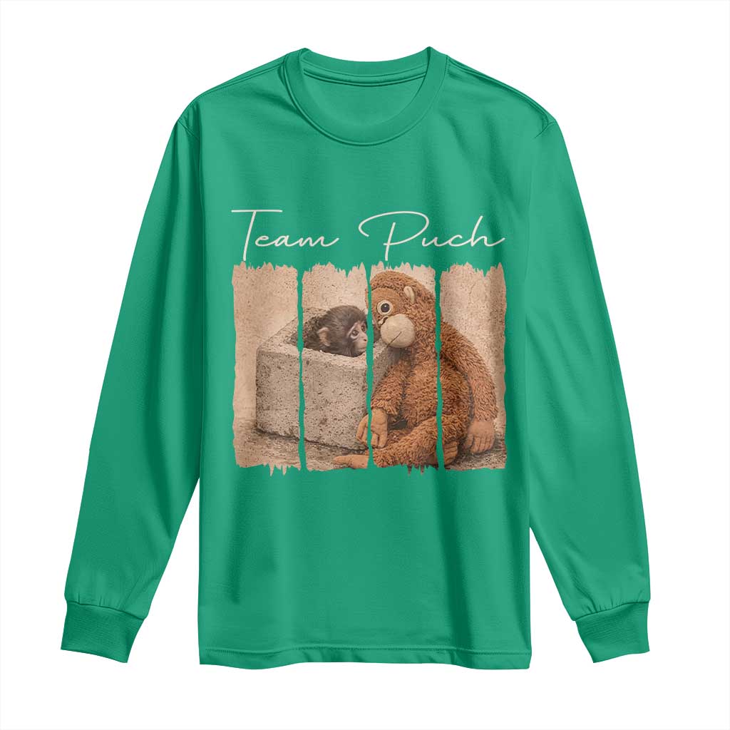 Team Punch Long Sleeve Shirt Baby Monkey And Plush Toy Viral