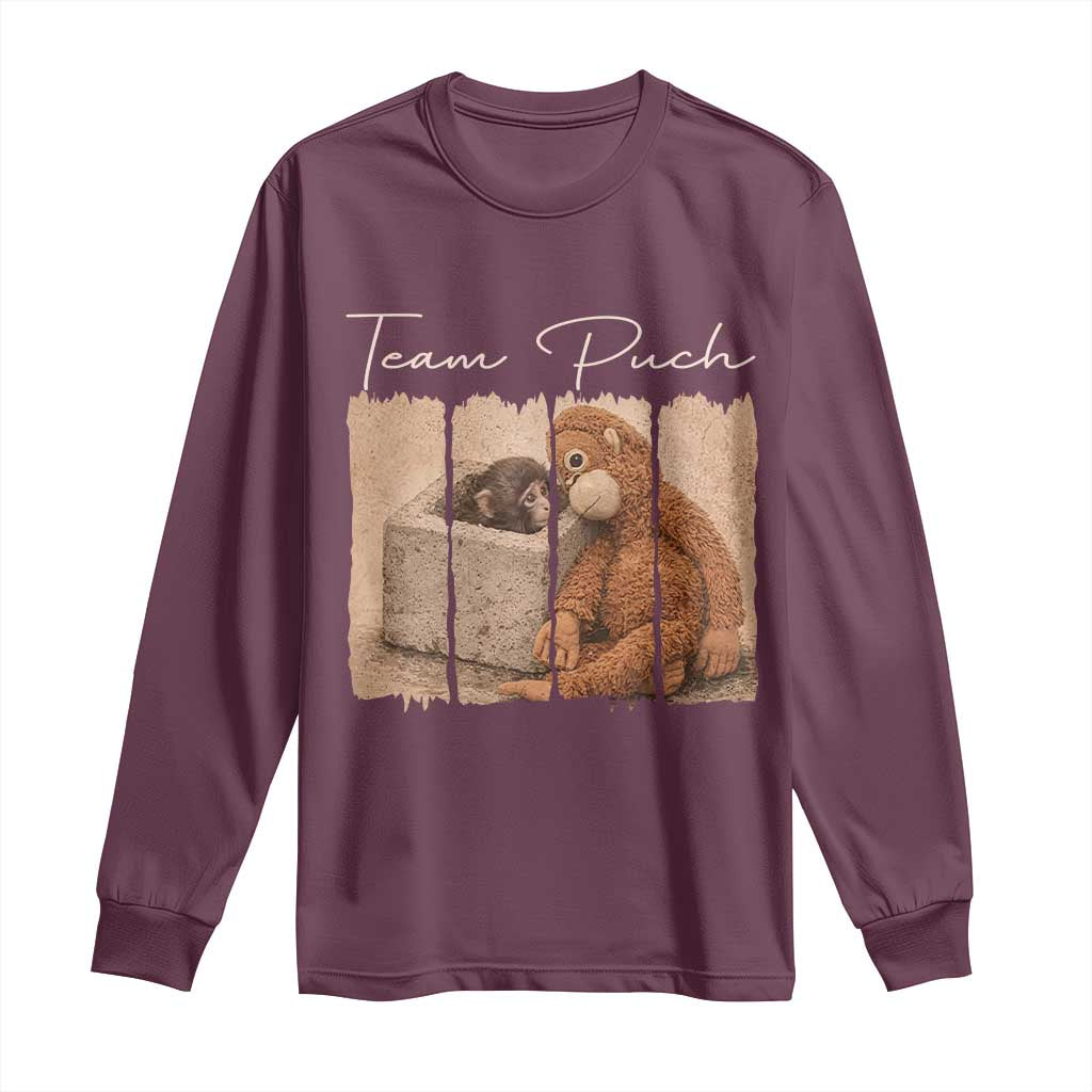 Team Punch Long Sleeve Shirt Baby Monkey And Plush Toy Viral