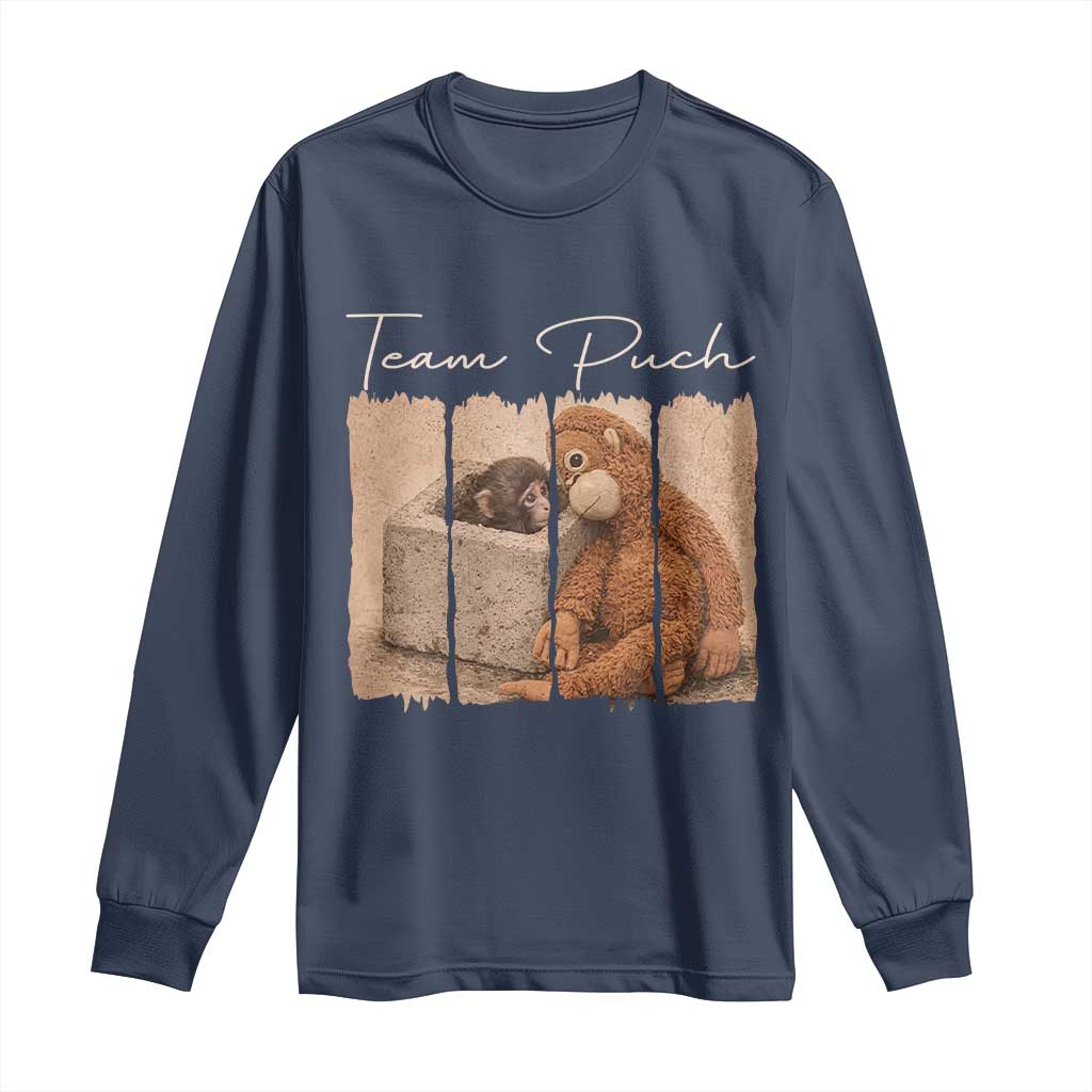 Team Punch Long Sleeve Shirt Baby Monkey And Plush Toy Viral