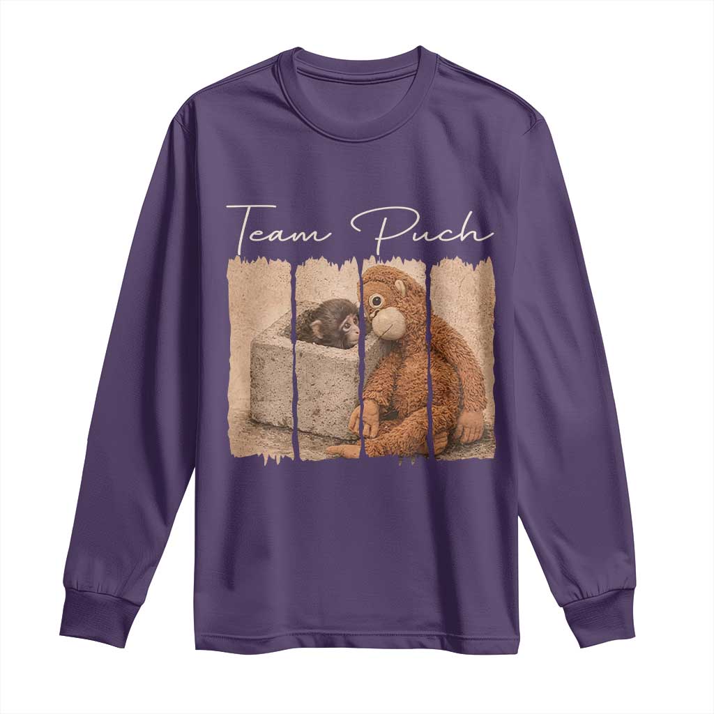 Team Punch Long Sleeve Shirt Baby Monkey And Plush Toy Viral