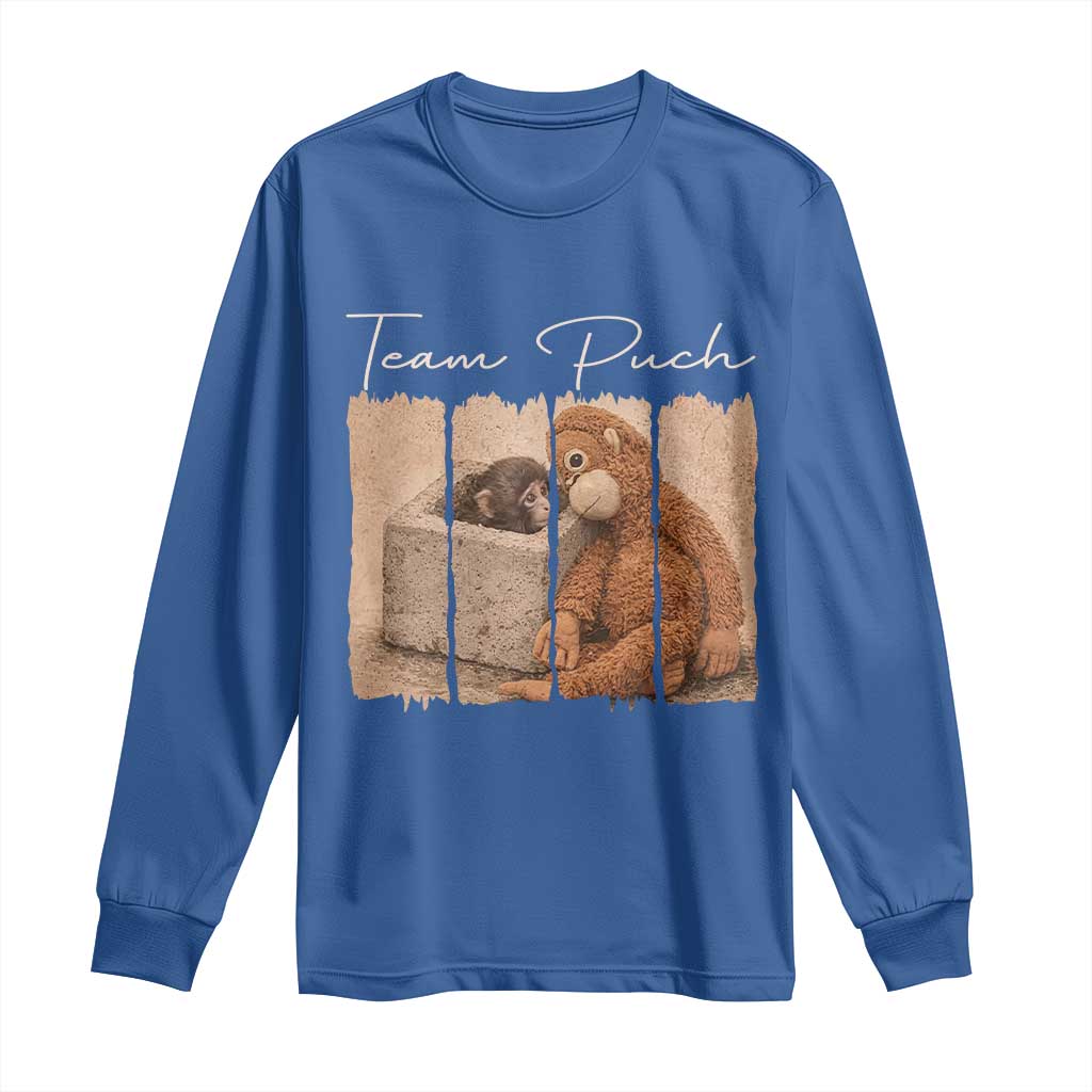 Team Punch Long Sleeve Shirt Baby Monkey And Plush Toy Viral