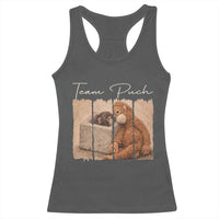 Team Punch Racerback Tank Top Baby Monkey And Plush Toy Viral
