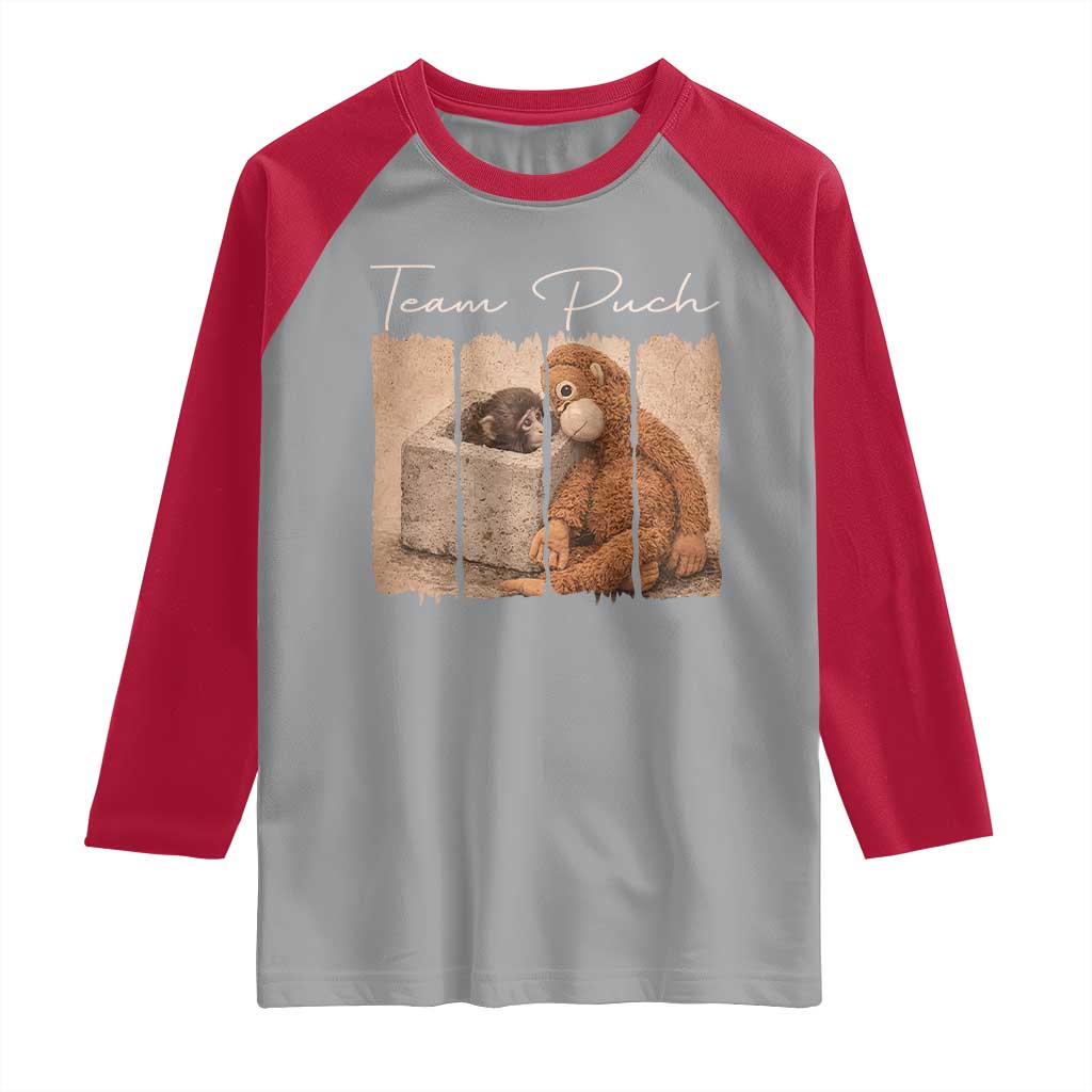 Team Punch Raglan Shirt Baby Monkey And Plush Toy Viral