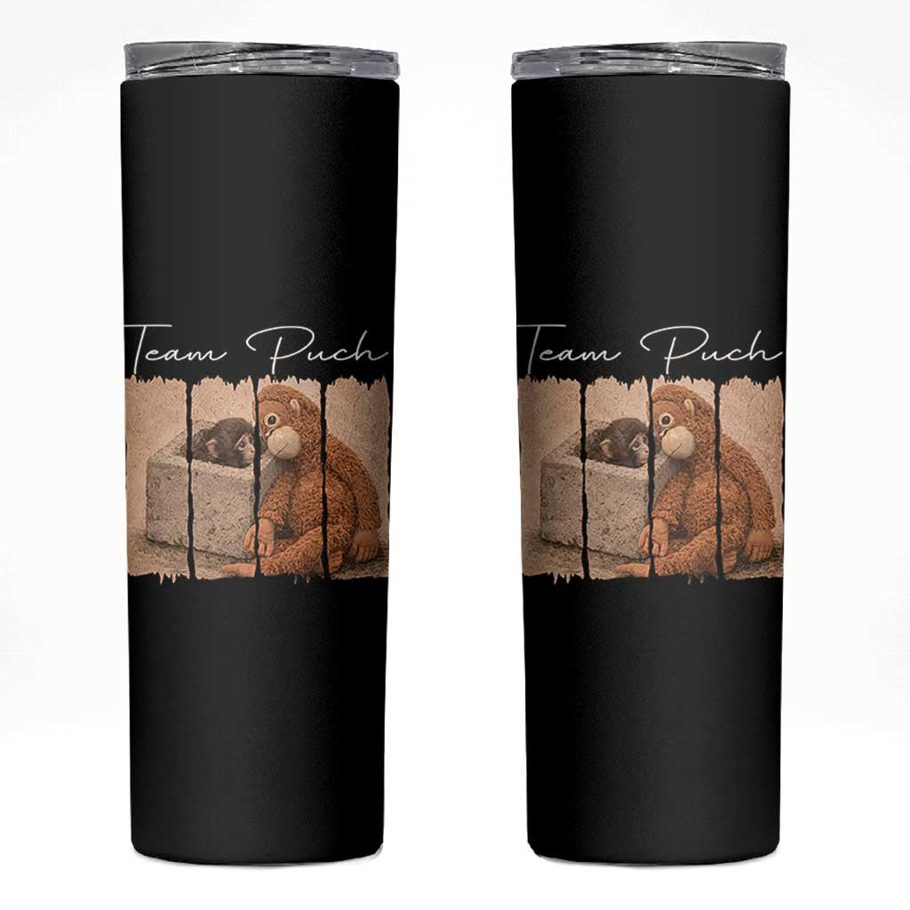 Team Punch Skinny Tumbler Baby Monkey And Plush Toy Viral