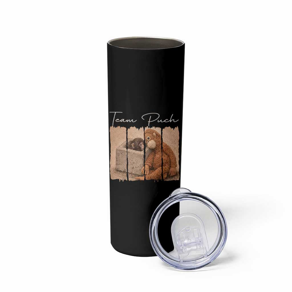 Team Punch Skinny Tumbler Baby Monkey And Plush Toy Viral