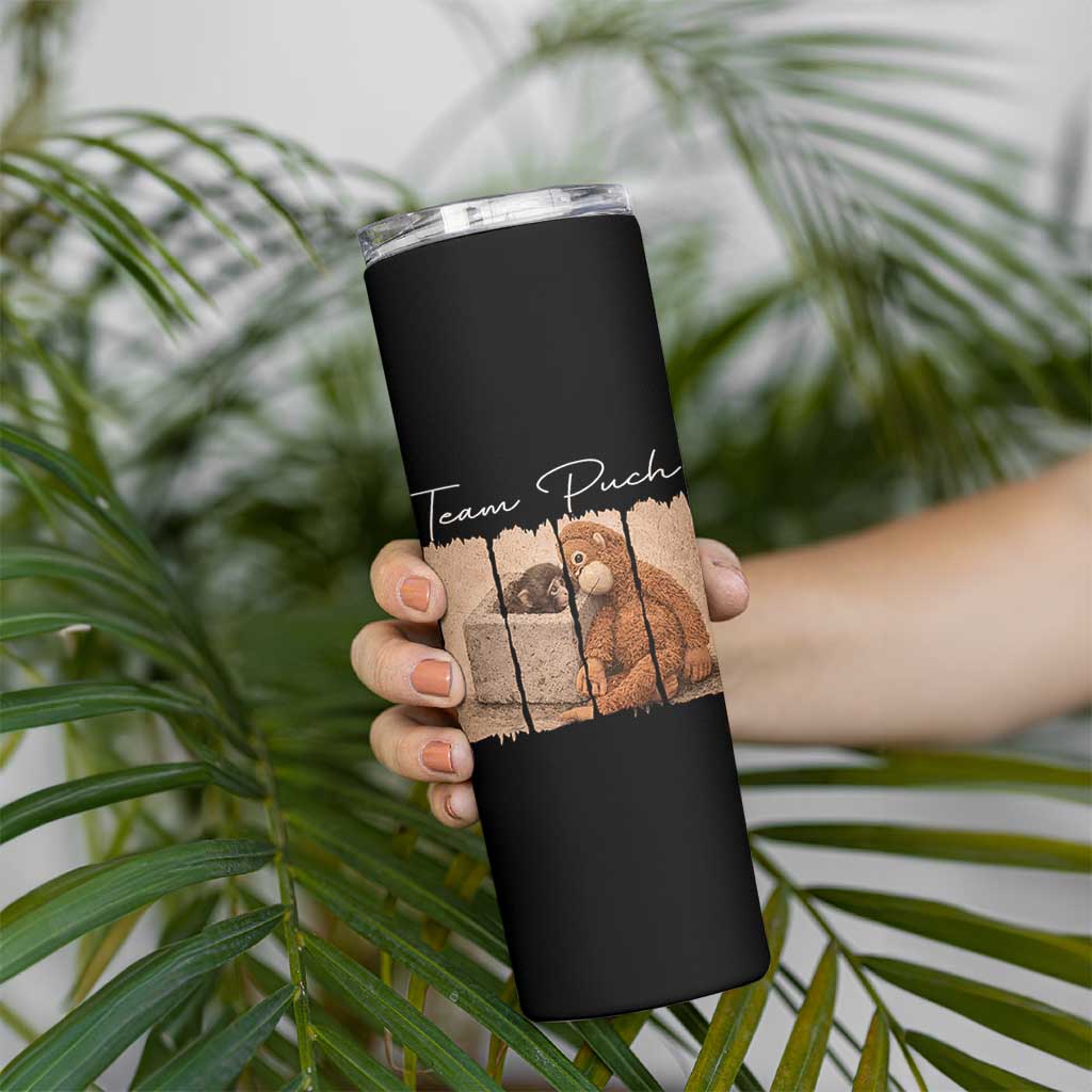 Team Punch Skinny Tumbler Baby Monkey And Plush Toy Viral