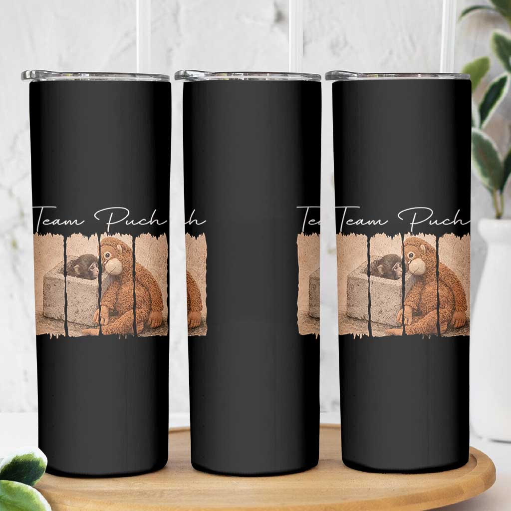 Team Punch Skinny Tumbler Baby Monkey And Plush Toy Viral