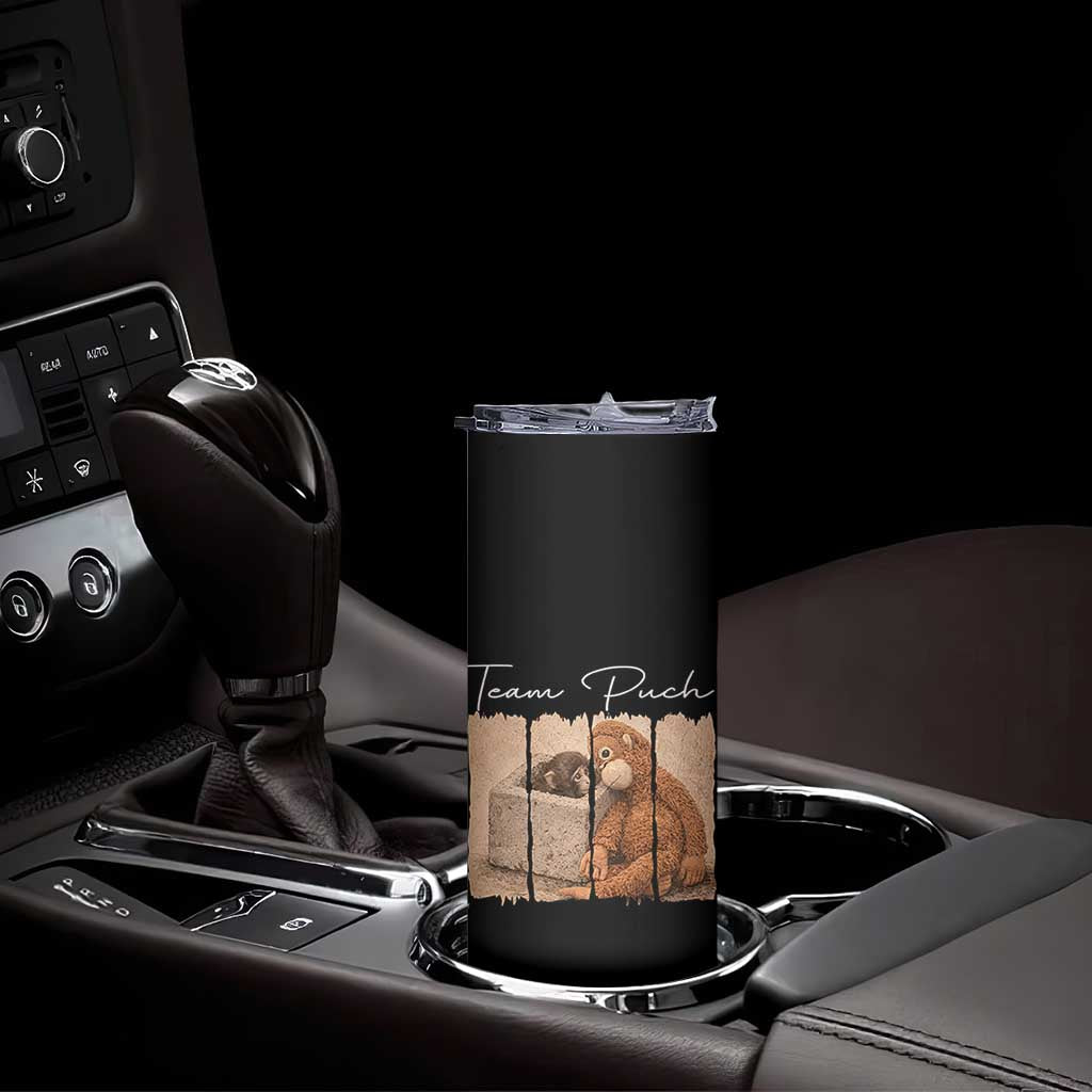 Team Punch Skinny Tumbler Baby Monkey And Plush Toy Viral