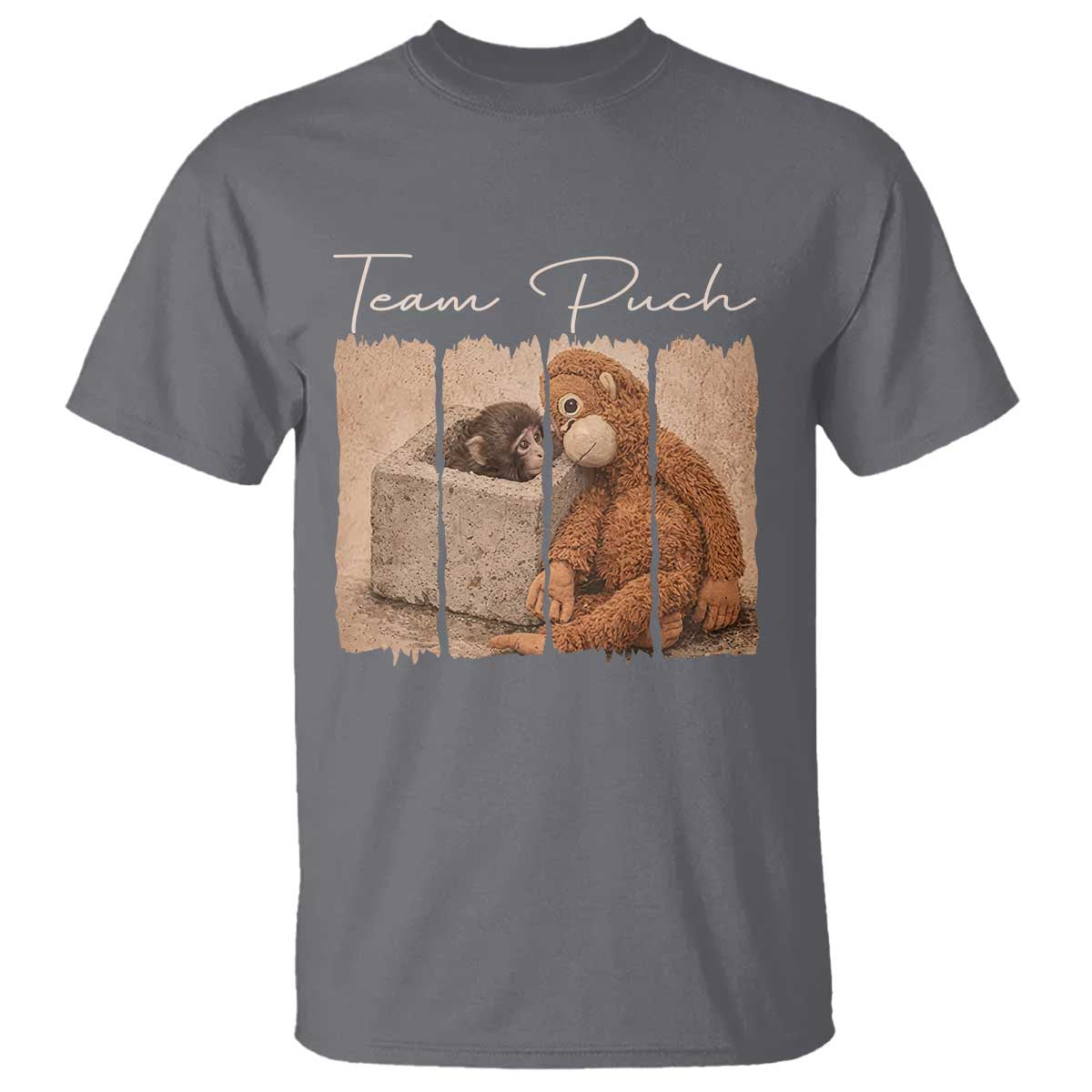 Team Punch T Shirt Baby Monkey And Plush Toy Viral