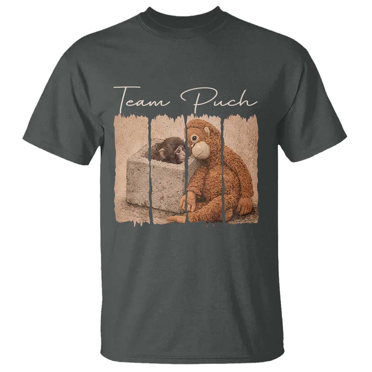 Team Punch T Shirt Baby Monkey And Plush Toy Viral