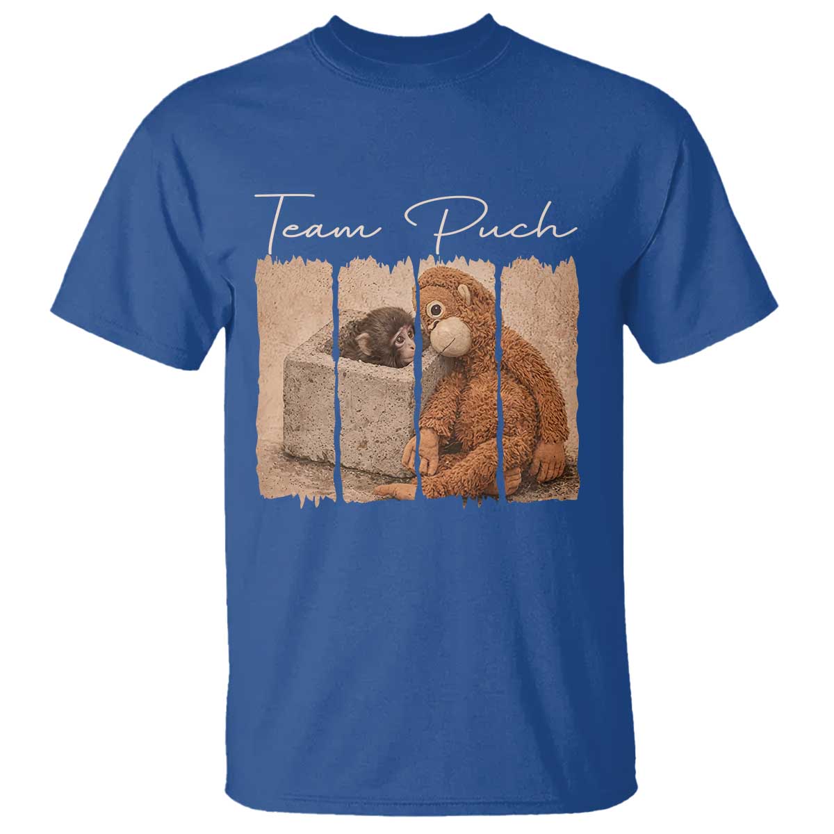 Team Punch T Shirt Baby Monkey And Plush Toy Viral