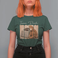 Team Punch T Shirt For Women Baby Monkey And Plush Toy Viral