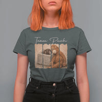 Team Punch T Shirt For Women Baby Monkey And Plush Toy Viral
