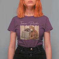 Team Punch T Shirt For Women Baby Monkey And Plush Toy Viral