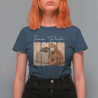 Team Punch T Shirt For Women Baby Monkey And Plush Toy Viral