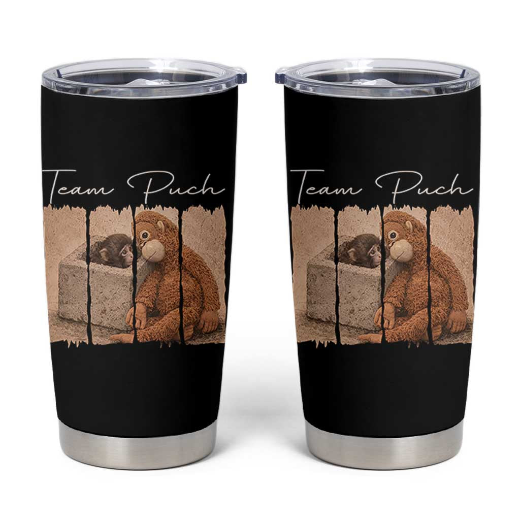 Team Punch Tumbler Cup Baby Monkey And Plush Toy Viral