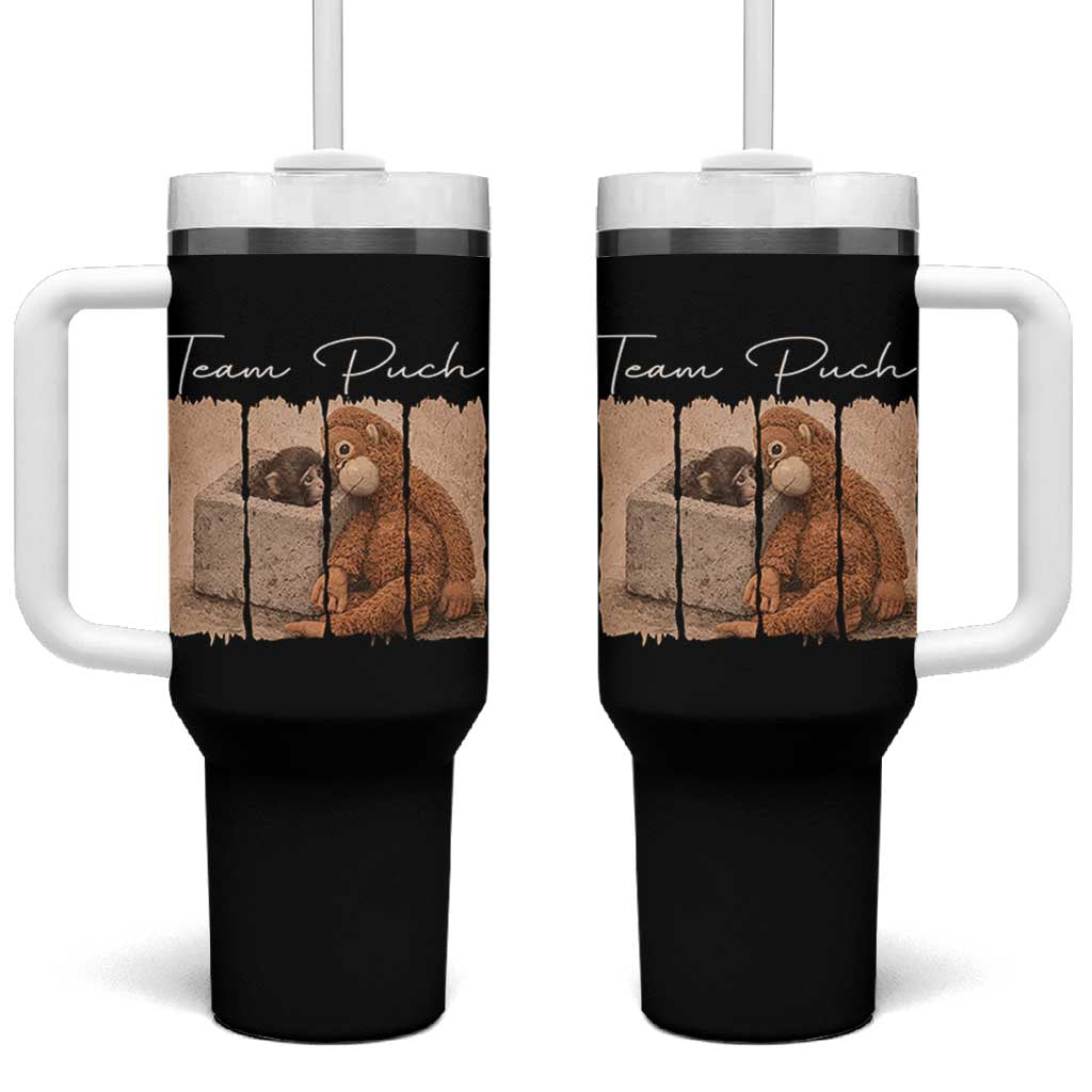 Team Punch Tumbler With Handle Baby Monkey And Plush Toy Viral