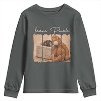 Team Punch Youth Sweatshirt Baby Monkey And Plush Toy Viral