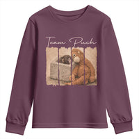 Team Punch Youth Sweatshirt Baby Monkey And Plush Toy Viral
