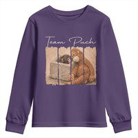 Team Punch Youth Sweatshirt Baby Monkey And Plush Toy Viral