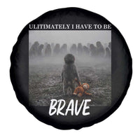 Sad Punch Monkey Spare Tire Cover Ultimately I Have To Be Brave