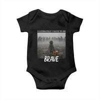 Sad Punch Monkey Baby Onesie Ultimately I Have To Be Brave