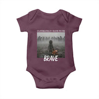 Sad Punch Monkey Baby Onesie Ultimately I Have To Be Brave