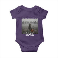 Sad Punch Monkey Baby Onesie Ultimately I Have To Be Brave