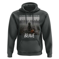 Sad Punch Monkey Hoodie Ultimately I Have To Be Brave