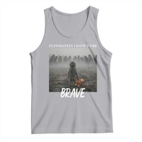 Sad Punch Monkey Tank Top Ultimately I Have To Be Brave