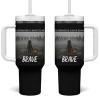 Sad Punch Monkey Tumbler With Handle Ultimately I Have To Be Brave