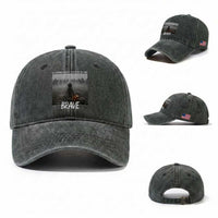 Sad Punch Monkey Washed Cotton Baseball Cap Ultimately I Have To Be Brave