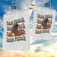 Team Punch Monkey Garden Flag Baby Monkey And Plush Toy Viral