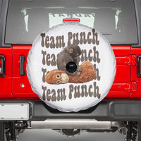 Team Punch Monkey Spare Tire Cover Baby Monkey And Plush Toy Viral