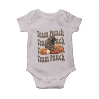 Team Punch Monkey Baby Onesie Baby Monkey And Plush Toy Viral