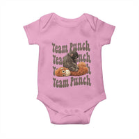 Team Punch Monkey Baby Onesie Baby Monkey And Plush Toy Viral
