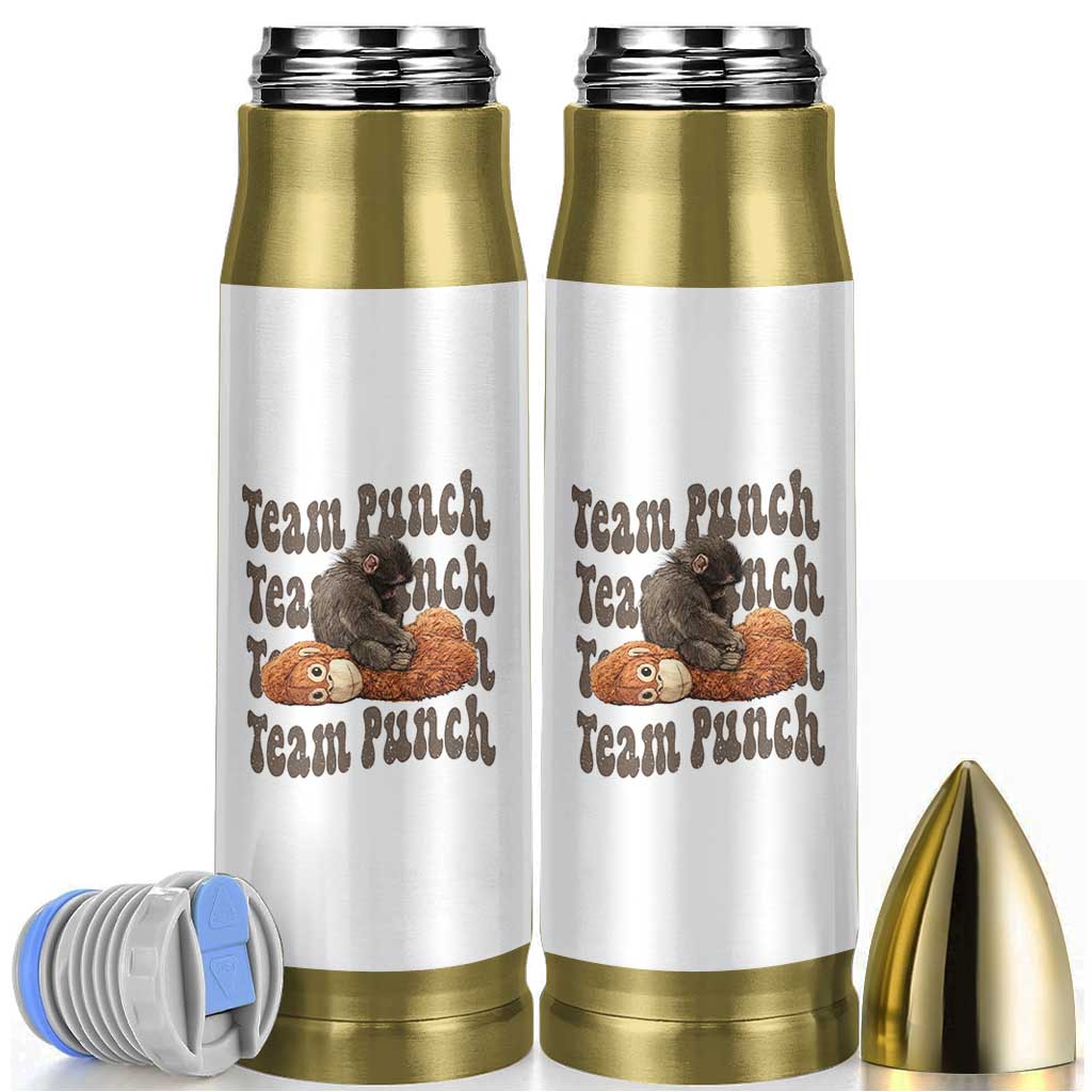 Team Punch Monkey Bullet Tumbler Baby Monkey And Plush Toy Viral