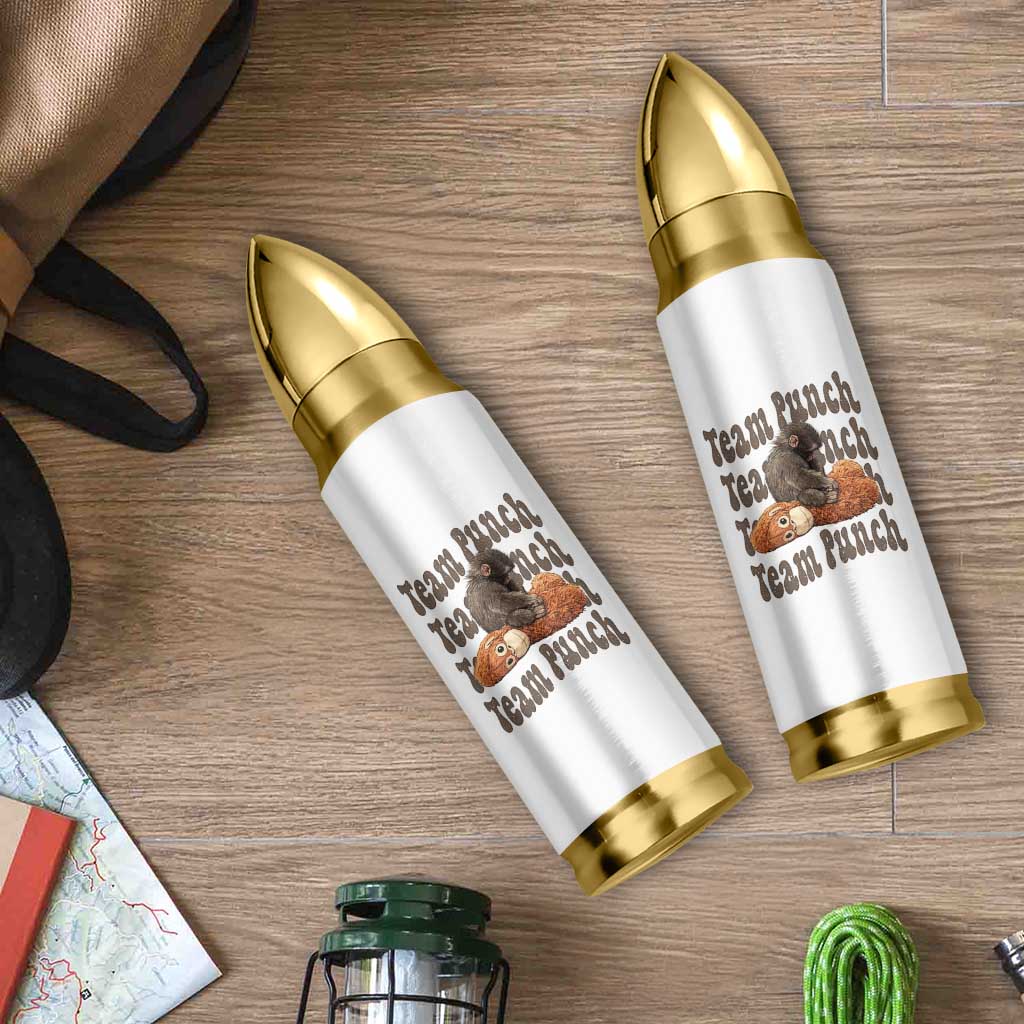 Team Punch Monkey Bullet Tumbler Baby Monkey And Plush Toy Viral