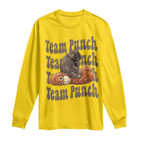 Team Punch Monkey Long Sleeve Shirt Baby Monkey And Plush Toy Viral