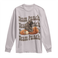 Team Punch Monkey Long Sleeve Shirt Baby Monkey And Plush Toy Viral