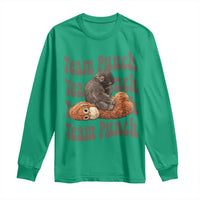 Team Punch Monkey Long Sleeve Shirt Baby Monkey And Plush Toy Viral