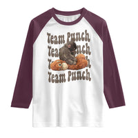 Team Punch Monkey Raglan Shirt Baby Monkey And Plush Toy Viral
