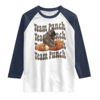 Team Punch Monkey Raglan Shirt Baby Monkey And Plush Toy Viral
