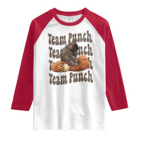 Team Punch Monkey Raglan Shirt Baby Monkey And Plush Toy Viral