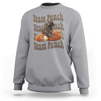Team Punch Monkey Sweatshirt Baby Monkey And Plush Toy Viral